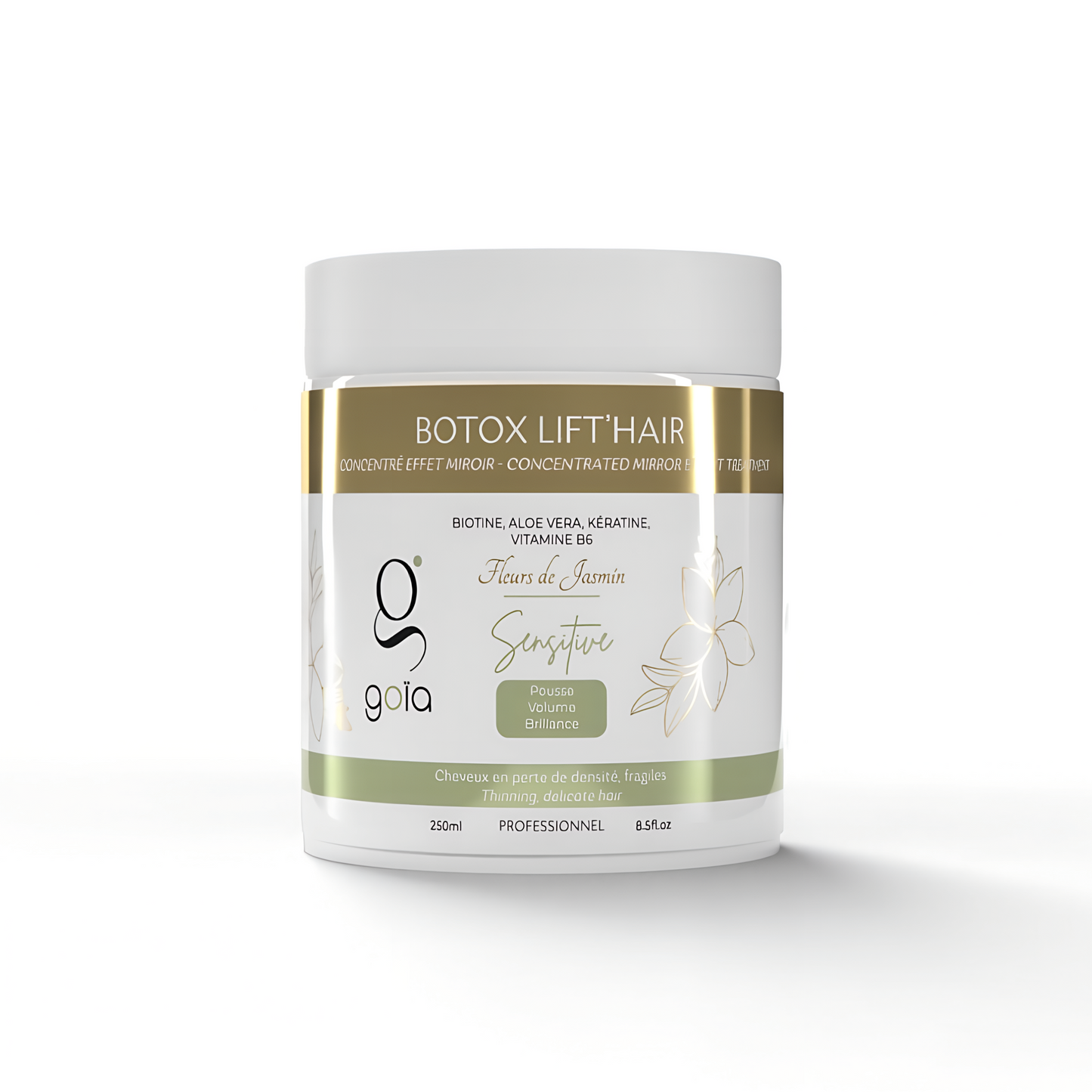 Botox lift’hair sensitive